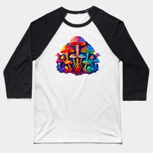 Magic Mushrooms Baseball T-Shirt